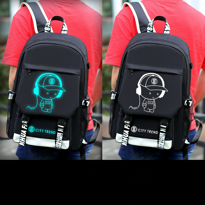New Student Men's Casual Trend Large Backpack, Lightweight Spine Protection, Suitable For Middle School Students,_voghion.com